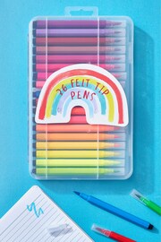 Rainbow Felt Tip Pens 36 Pack - Image 1 of 4