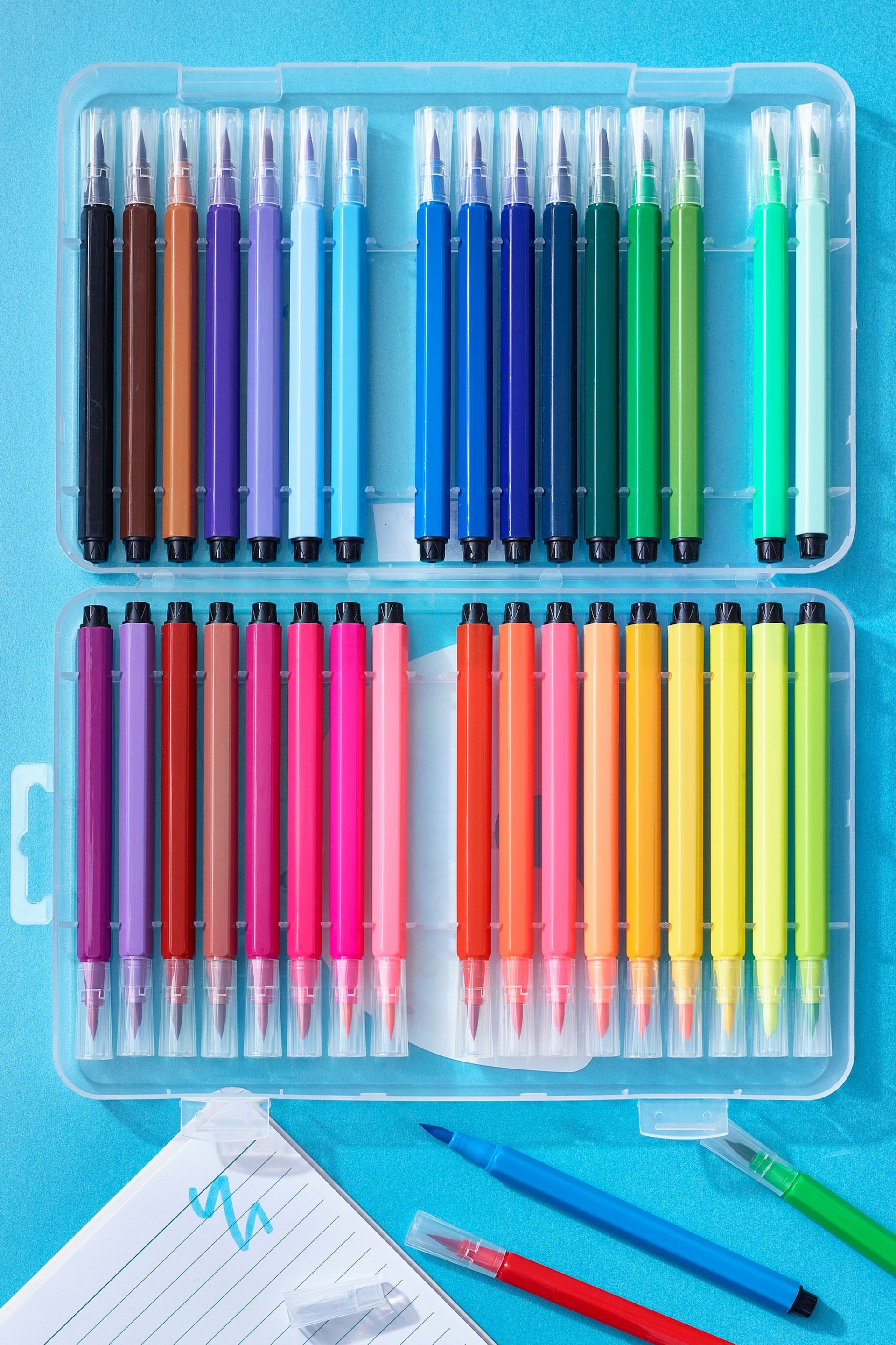 Rainbow Felt Tip Pens 36 Pack - Image 2 of 4