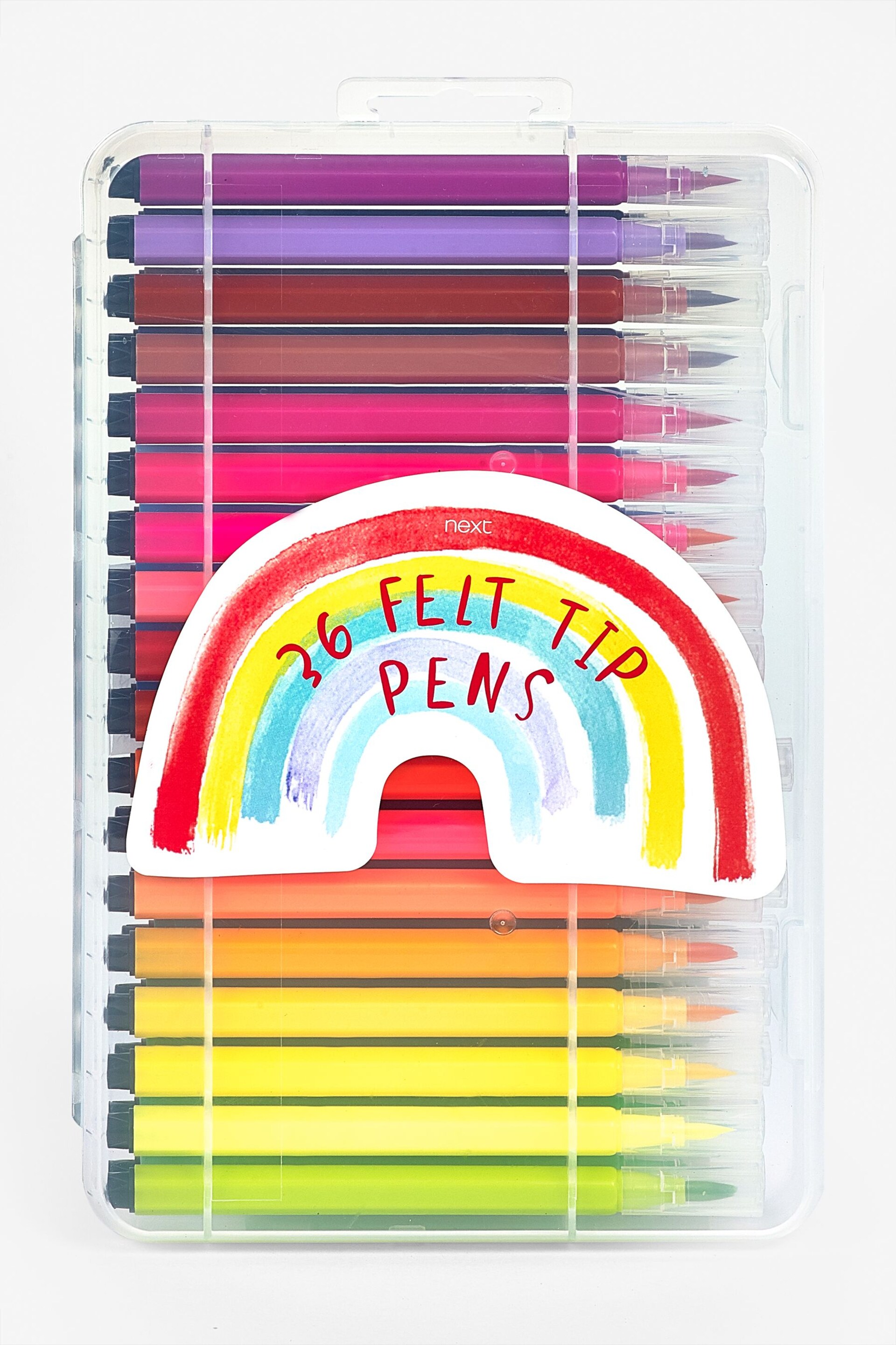 Rainbow Felt Tip Pens 36 Pack - Image 4 of 4