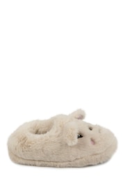 Totes Natural Ladies Novelty Full Back Slippers - Image 2 of 5