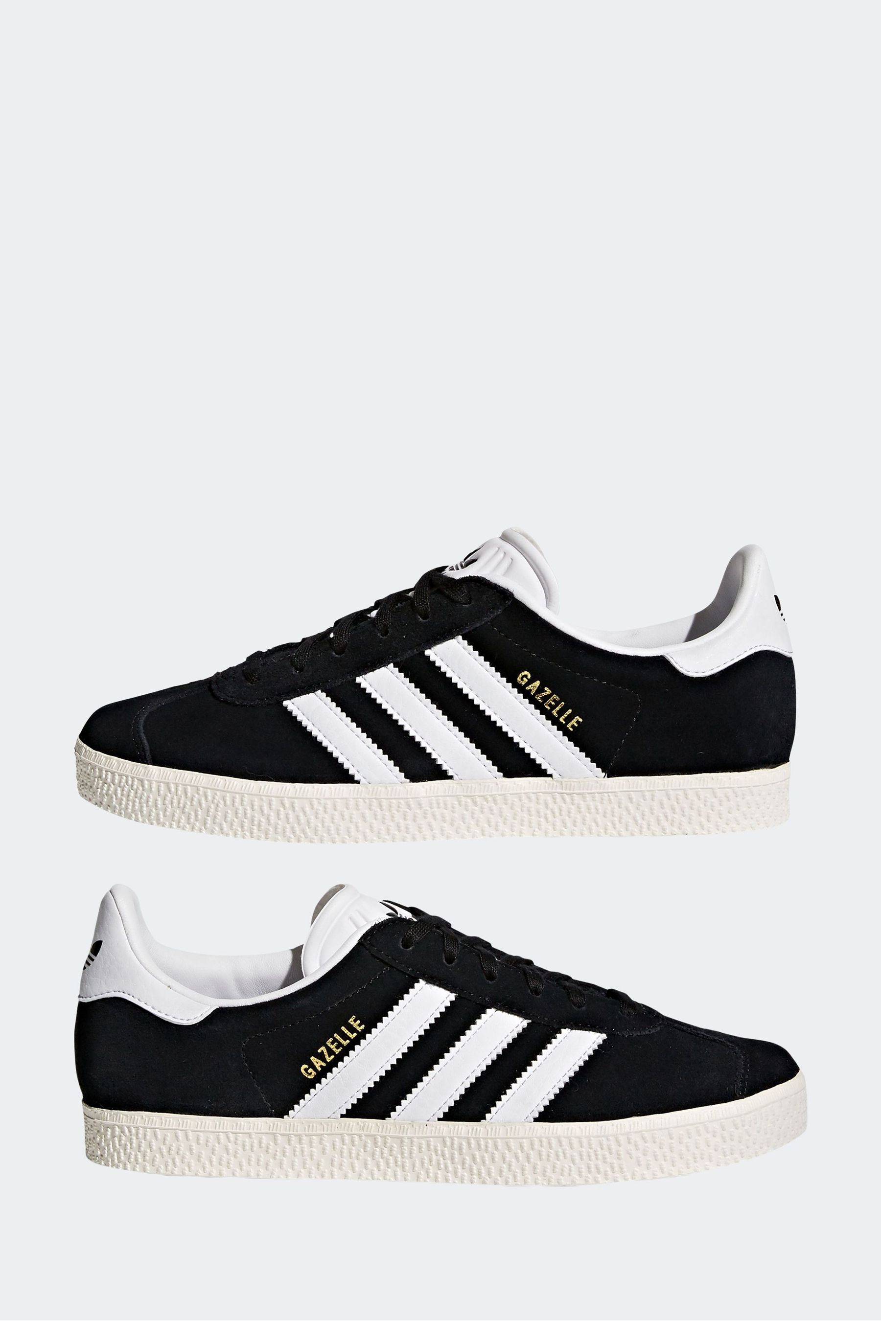 Adidas mens black and white trainers store