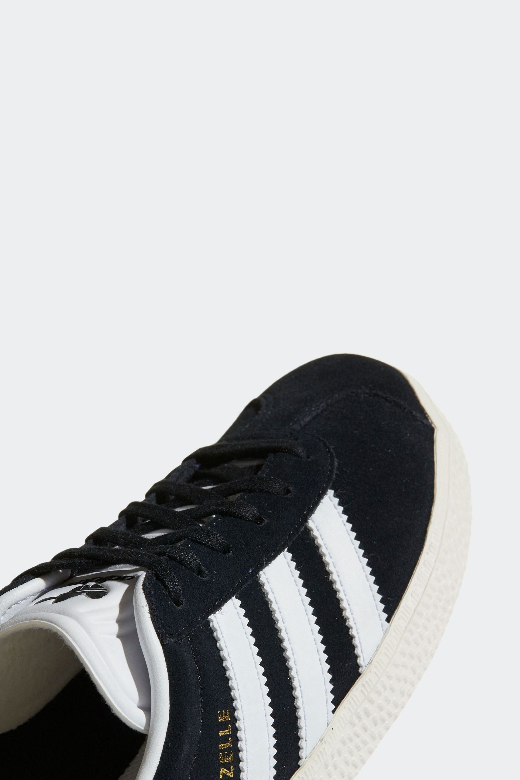 Adidas originals gazelle trainers in black sales
