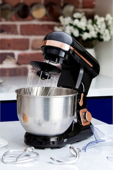 Tower Black 1000W Rose Gold Stand Mixer