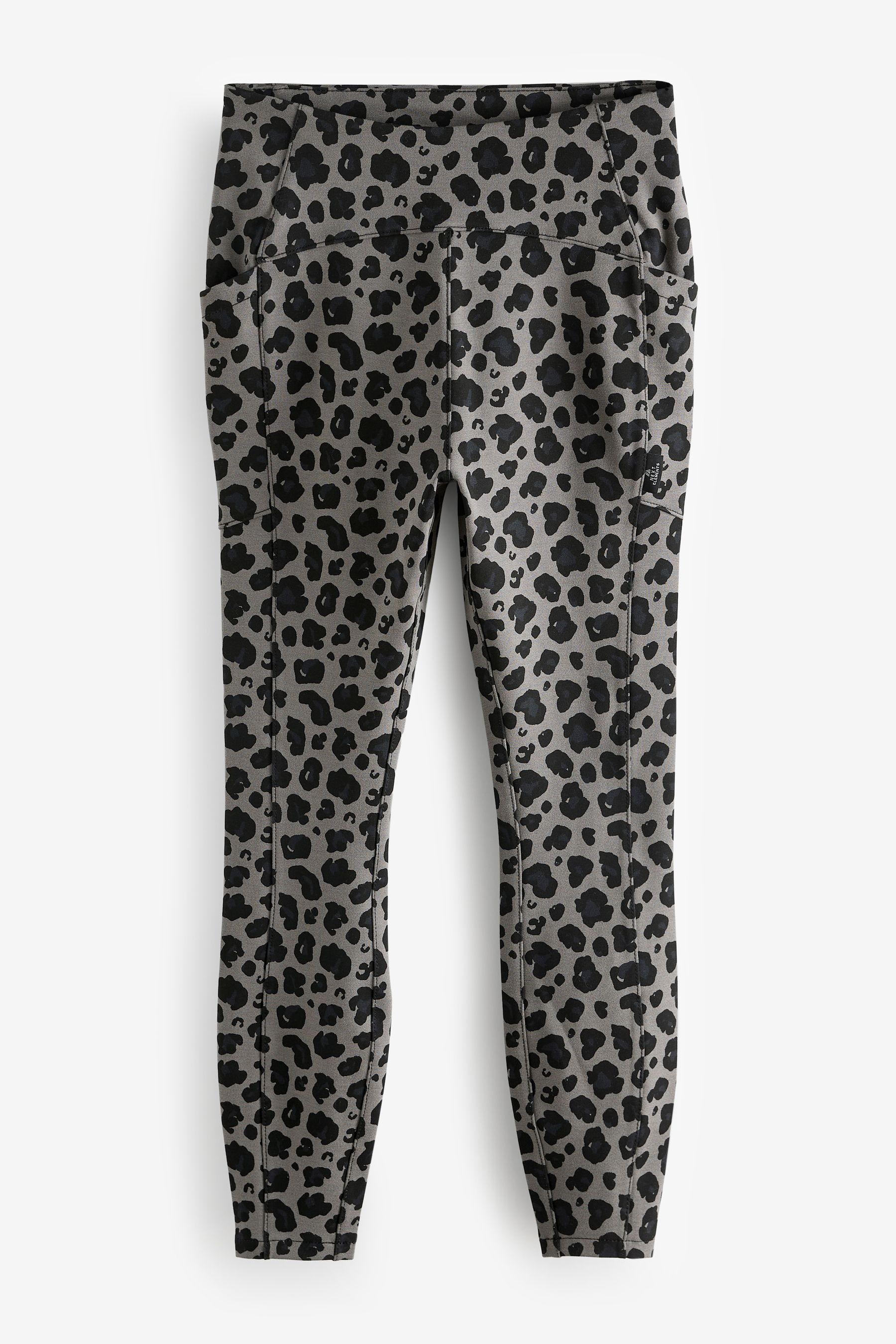 Buy Grey Animal Fleece Lined Leggings from the Next UK online shop