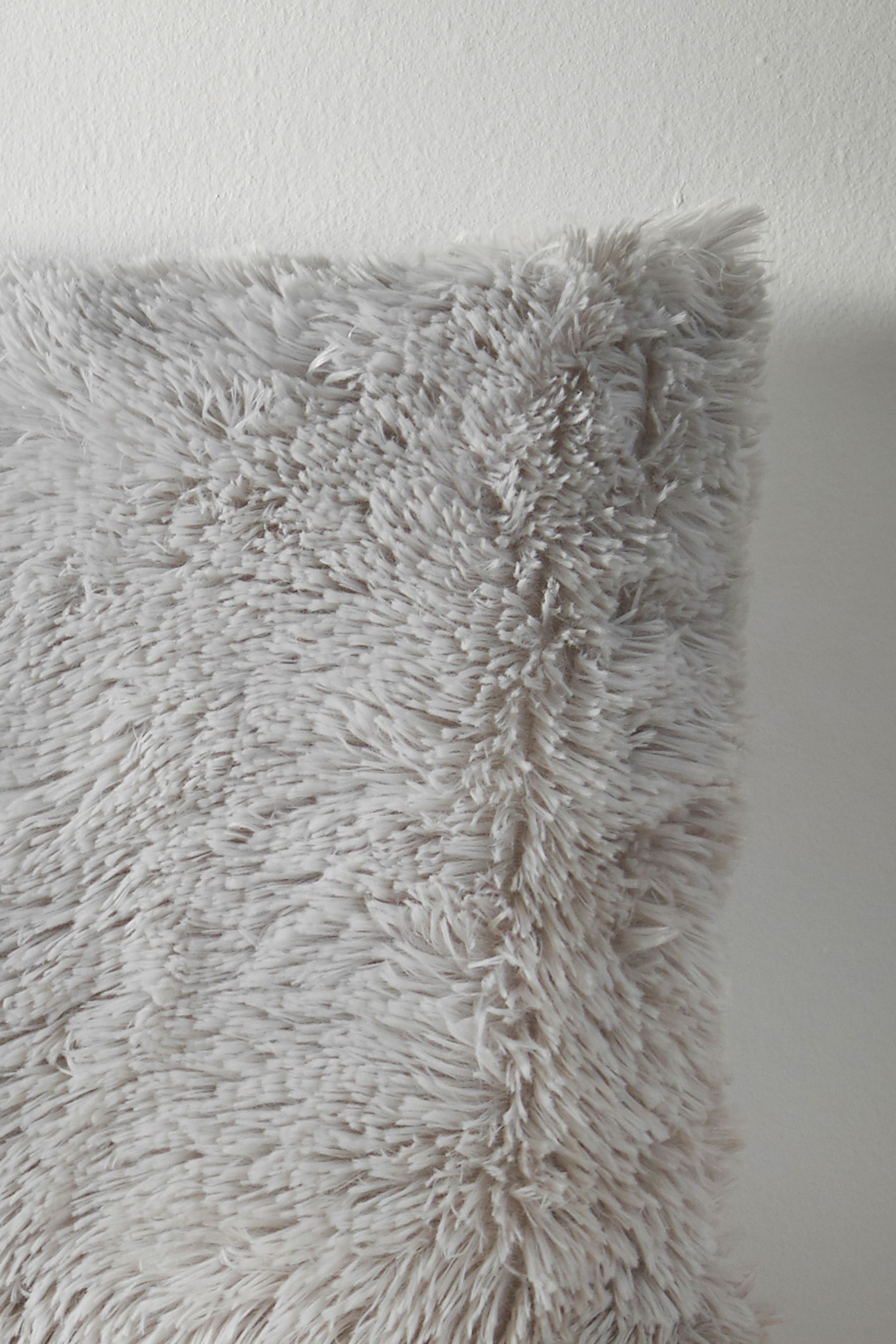 Buy Catherine Lansfield Silver So Soft Cuddly Cushion from the