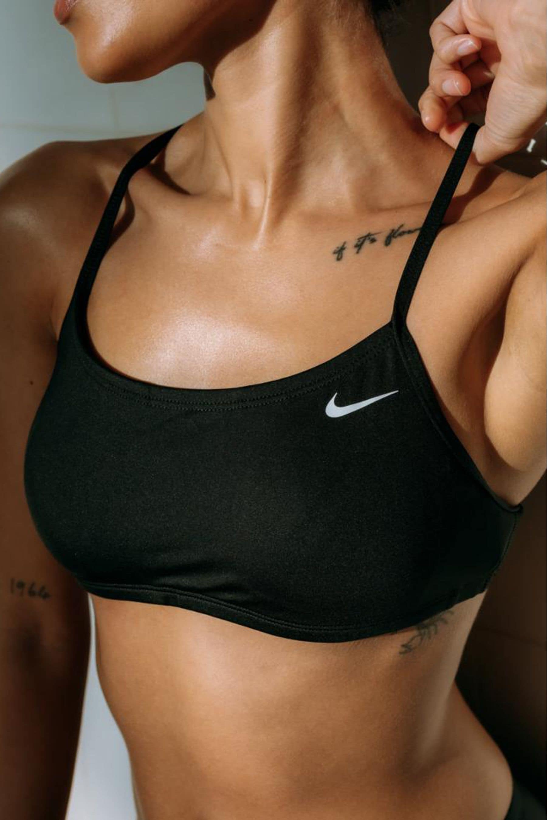 Buy Nike Black Swim Essential Racerback Bikini Top from the Next UK online shop