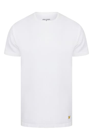 Lyle & Scott White Lounge T-Shirts 3 Pack