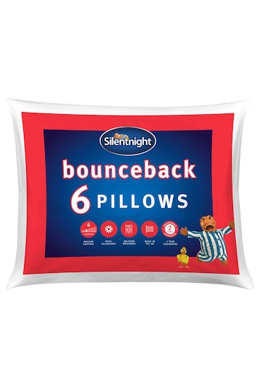 Silentnight 6 Pack Bounceback Pillows