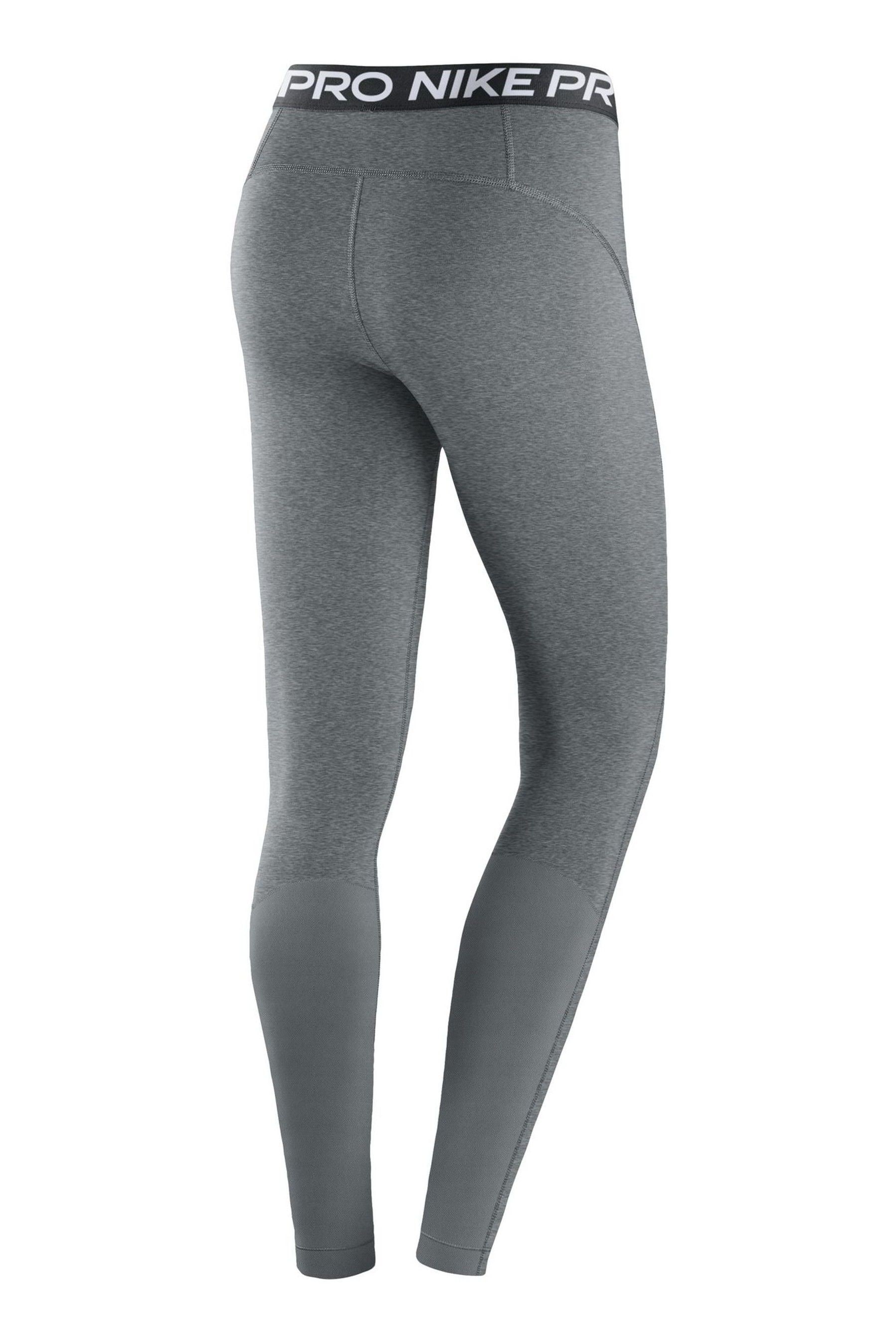 Nike grey leggings outlet with panel detail