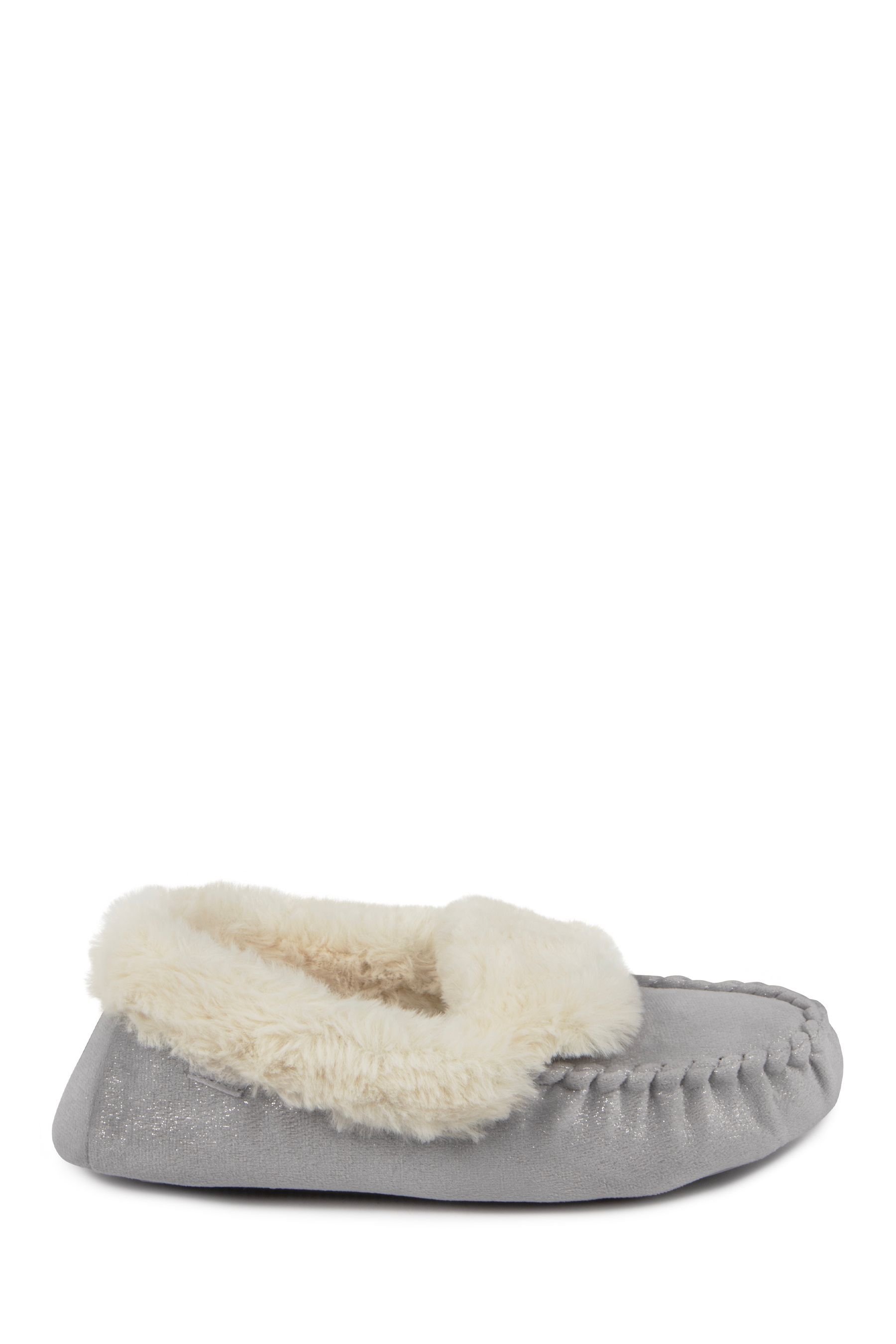 Sparkle moccasin slippers hotsell