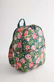 Cath Kidston Green Rose Compact Backpack - Image 5 of 12