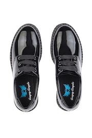 Start-Rite Impact Lace Up Black Leather School Shoes Wide Fit - Image 4 of 5