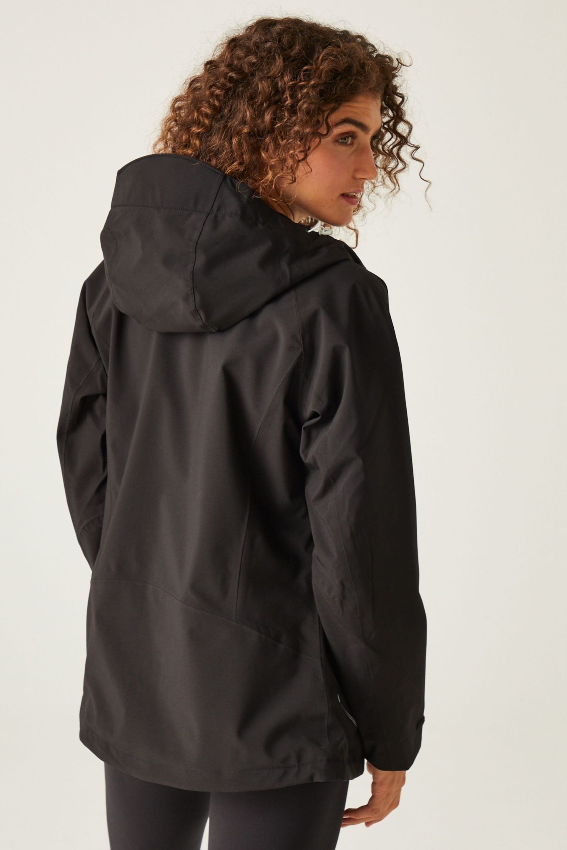 Regatta Black Birchdale Waterproof Jacket - Image 3 of 8