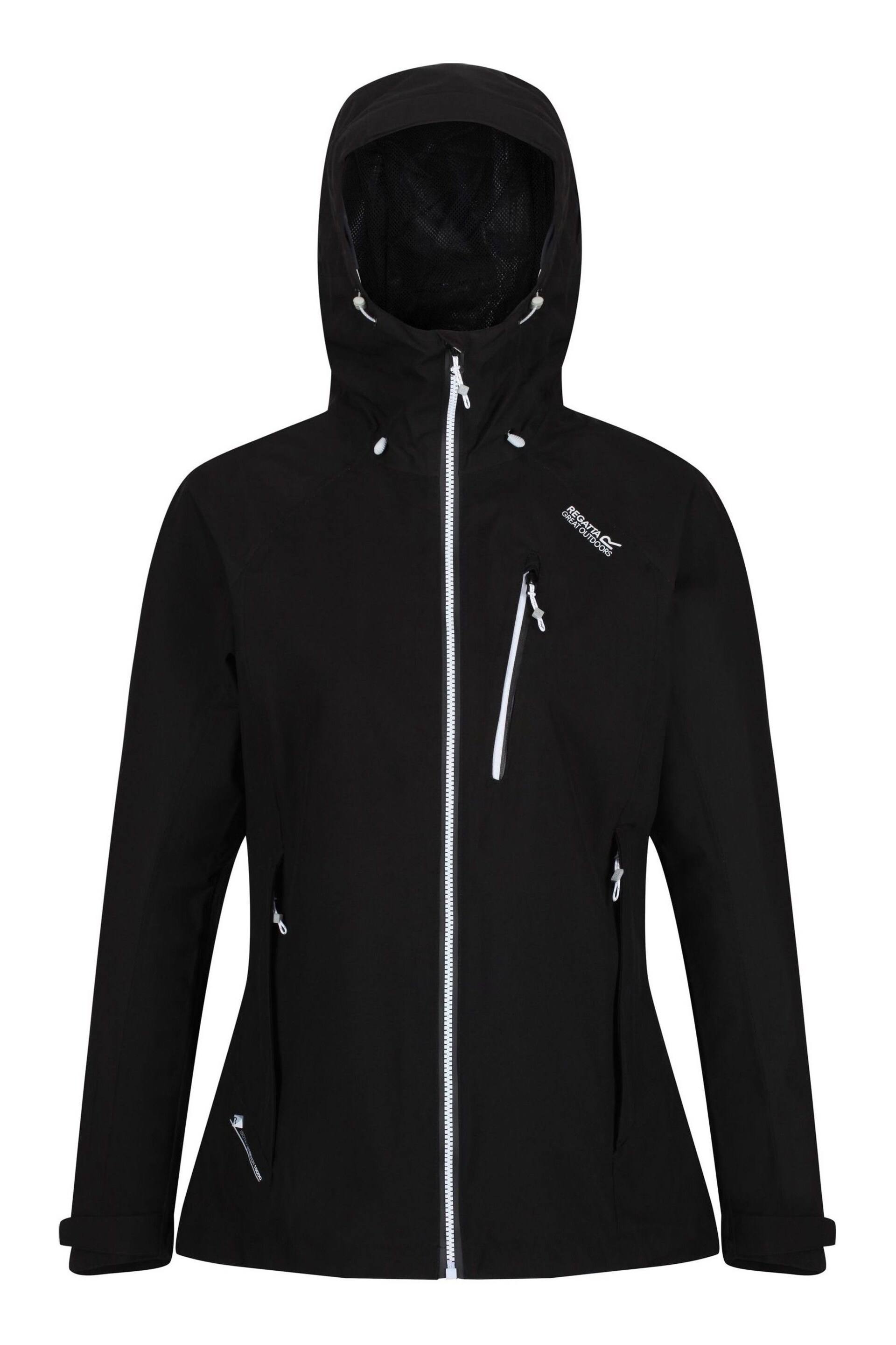 Regatta Black Birchdale Waterproof Jacket - Image 8 of 8