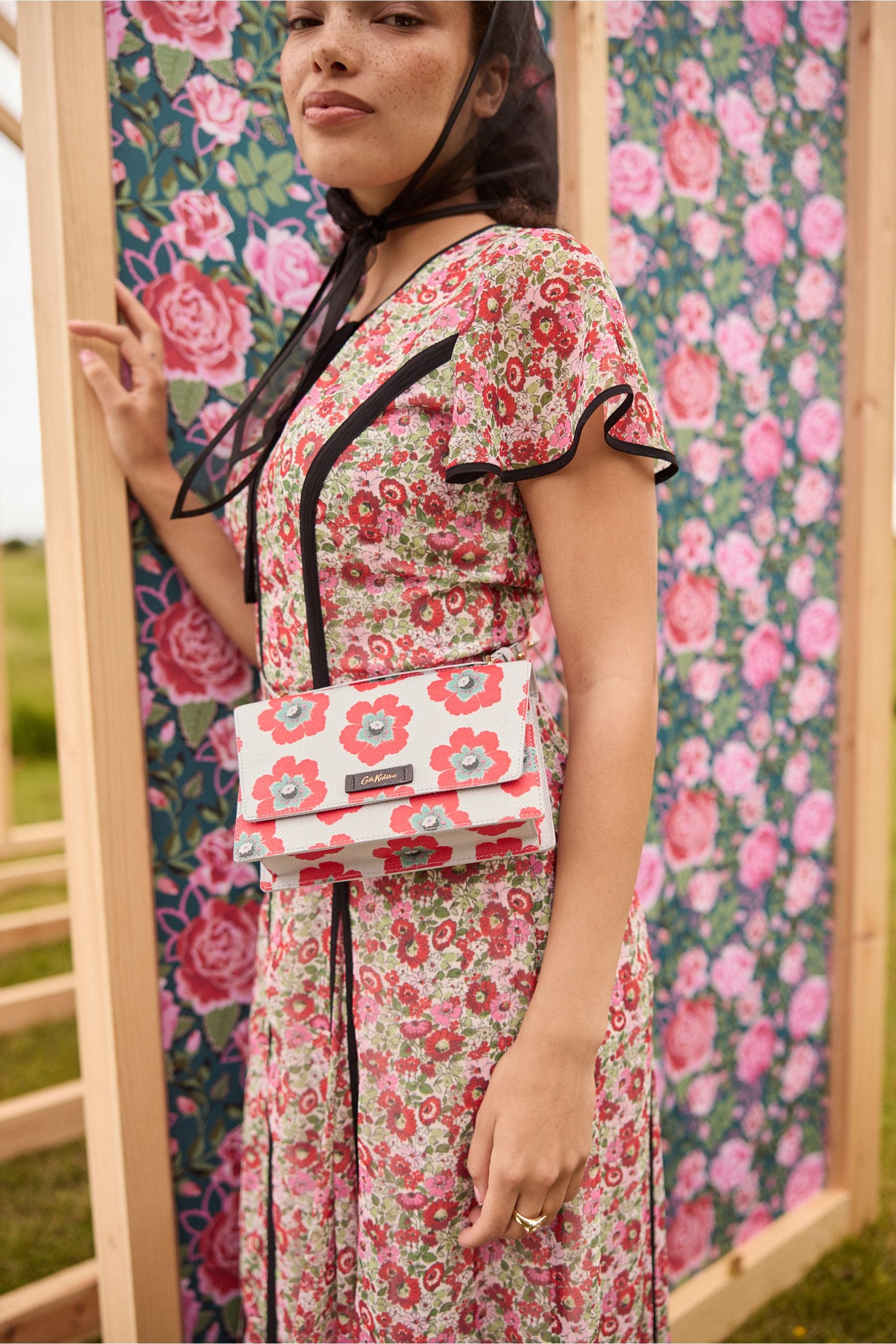 Cath Kidston Blue Floral 2 in 1 Belt Bag