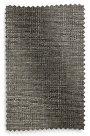 Grey Textured Fleck Eyelet Lined Curtains - Image 6 of 6