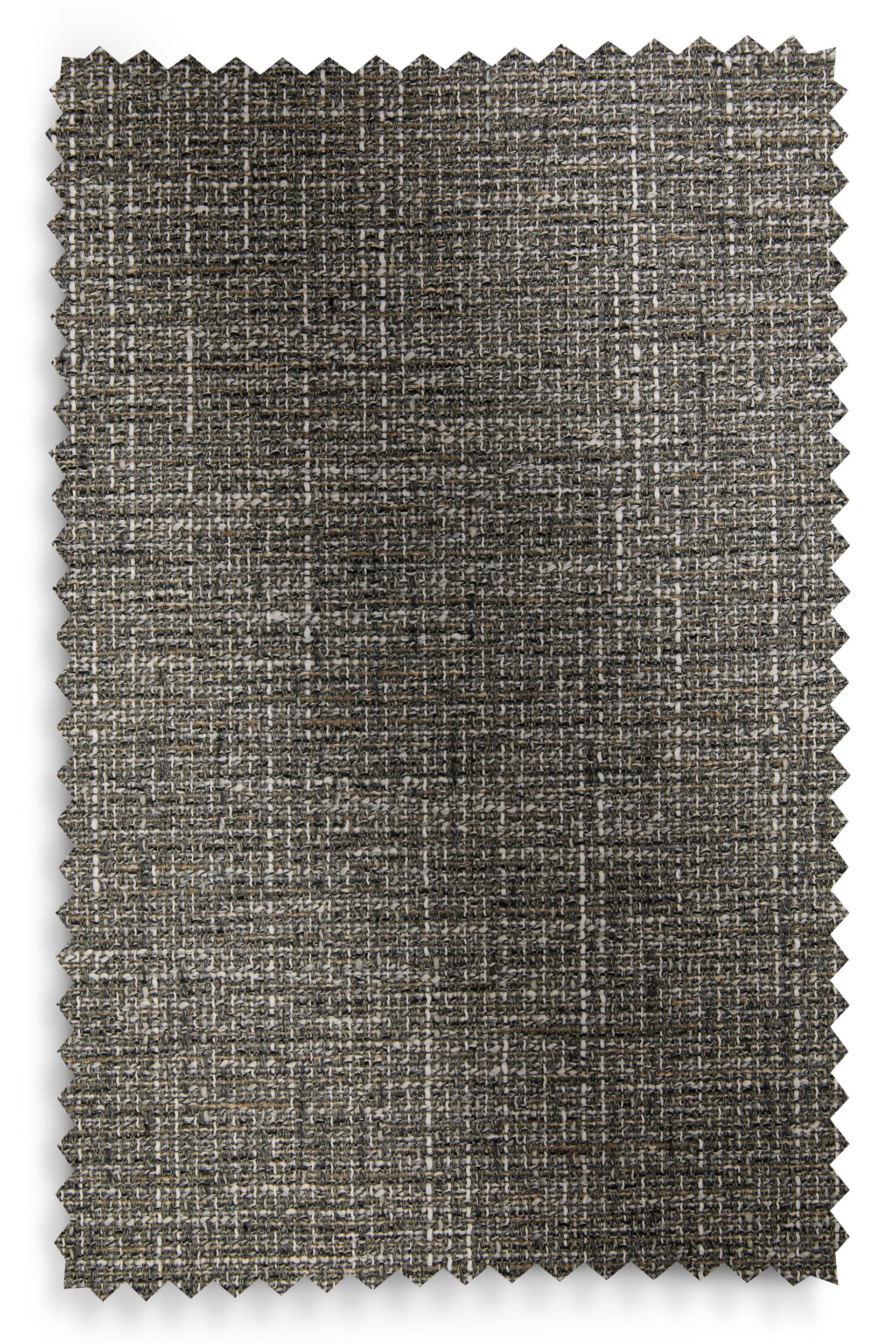 Grey Textured Fleck Eyelet Lined Curtains - Image 6 of 6