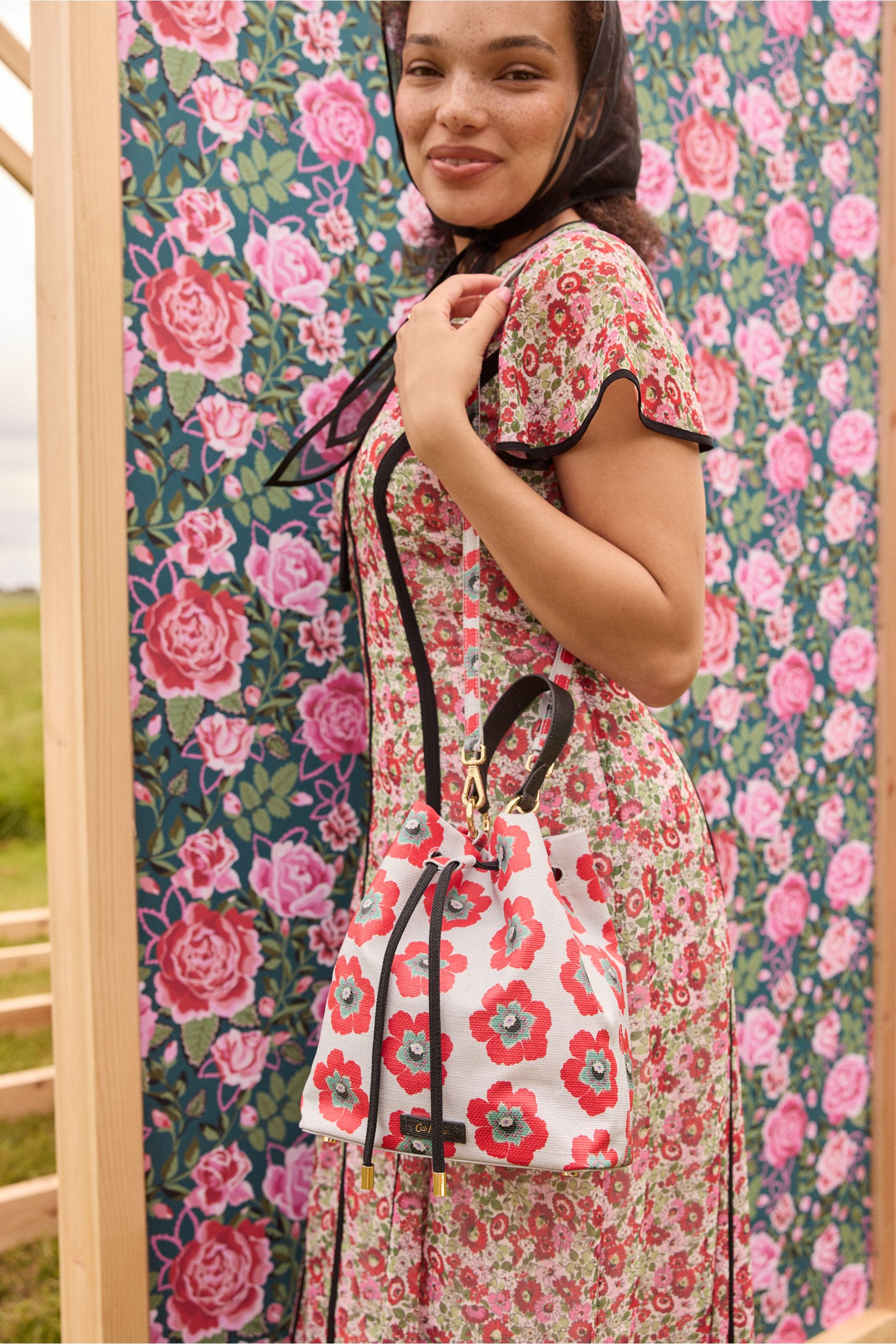 Buy Cath Kidston Blue Floral Bucket Bag from Next Singapore