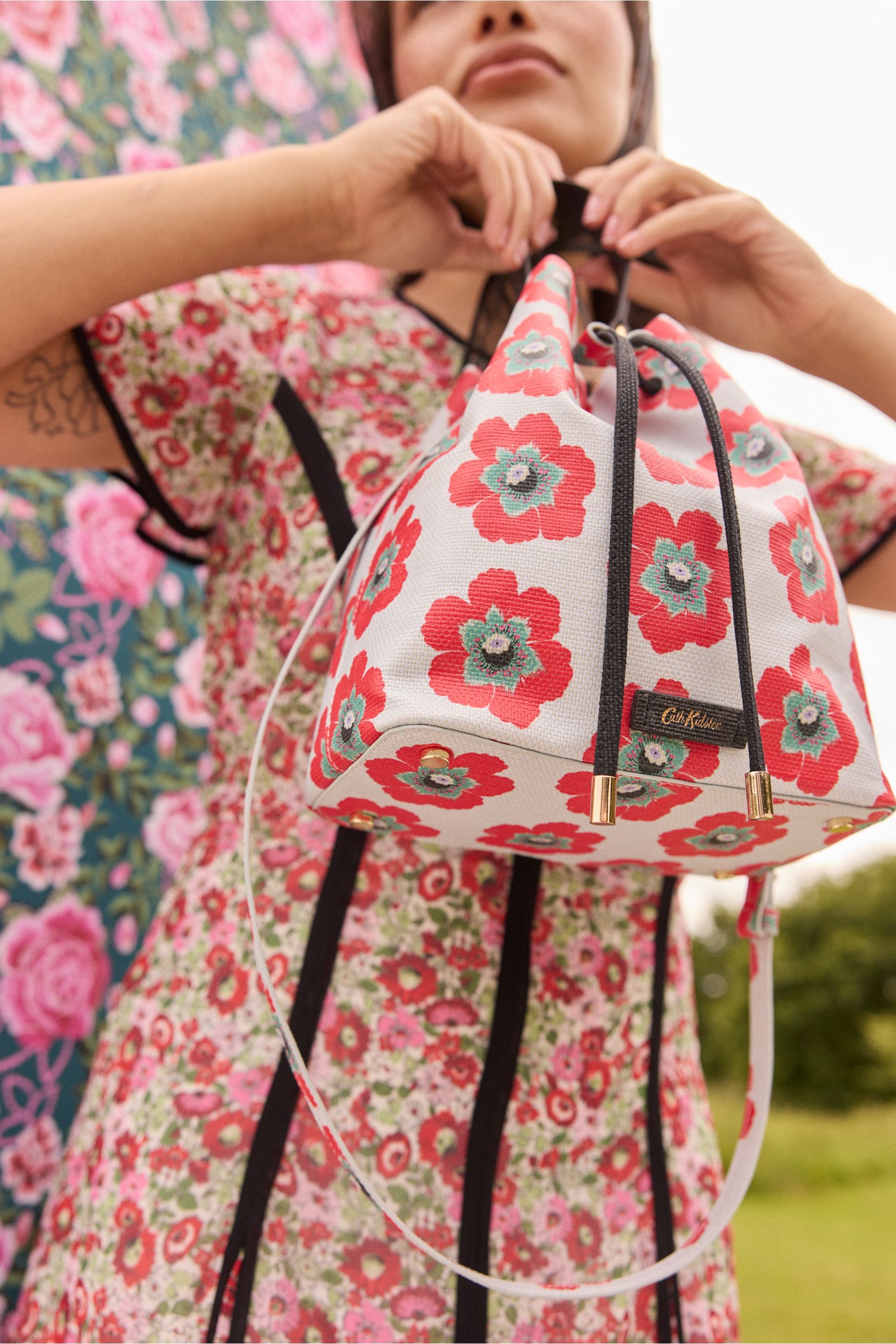 Buy Cath Kidston Blue Floral Bucket Bag from Next Singapore