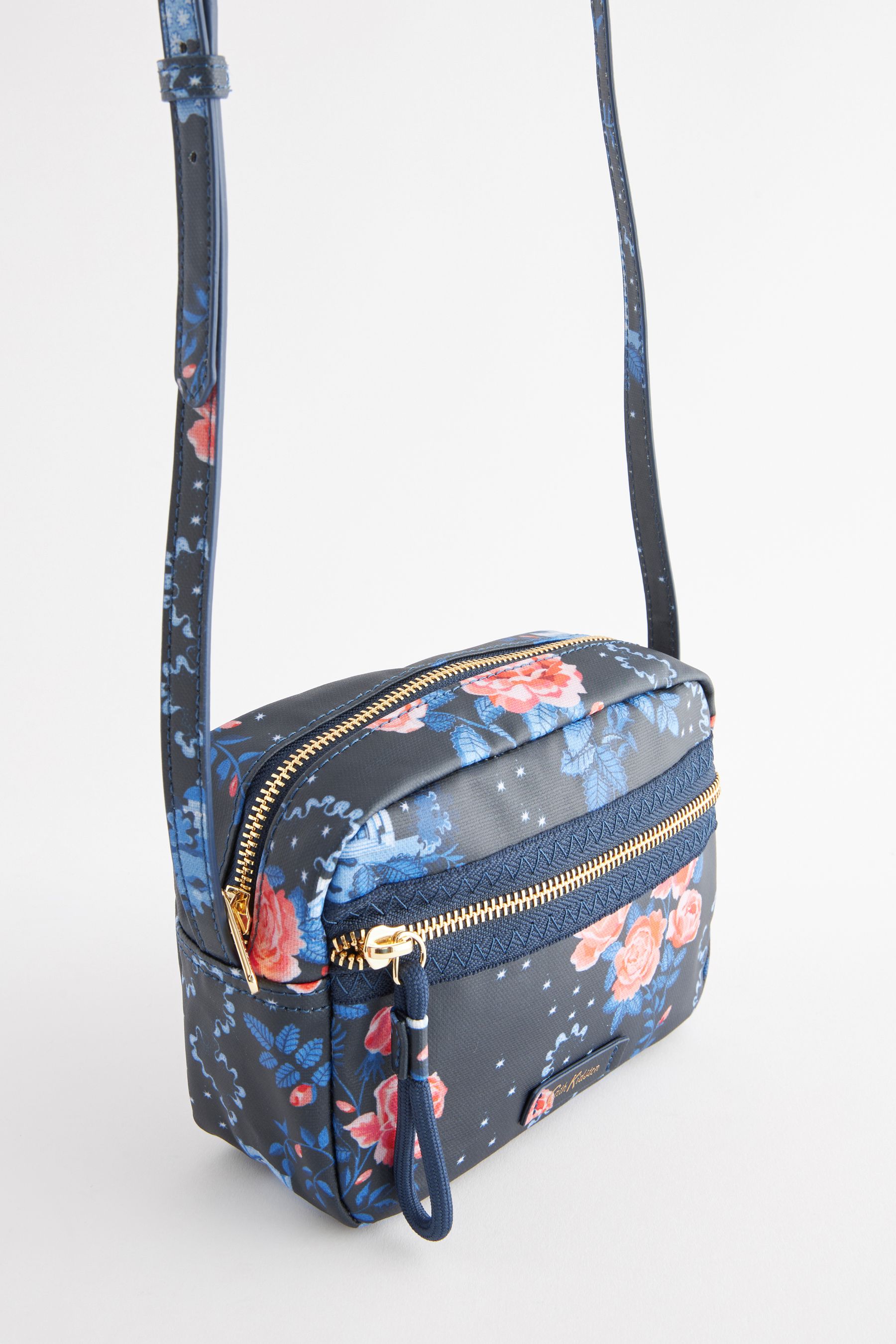 Cath Kidston Navy Floral Camera Cross Body Bag ONE Womens
