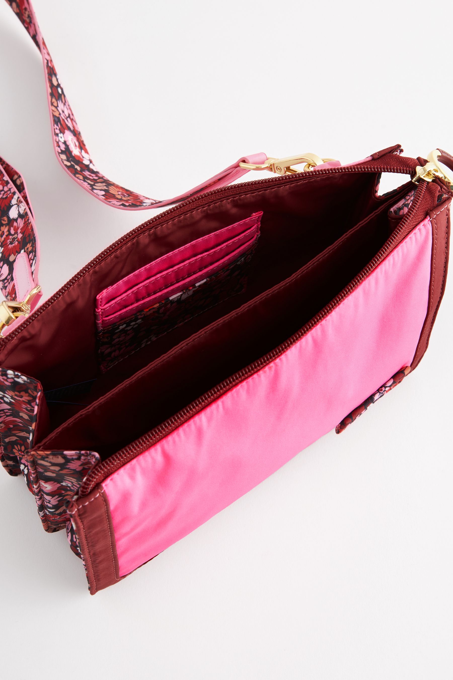 Buy Cath Kidston Pink Red Double Cross Body Bag from Next Singapore