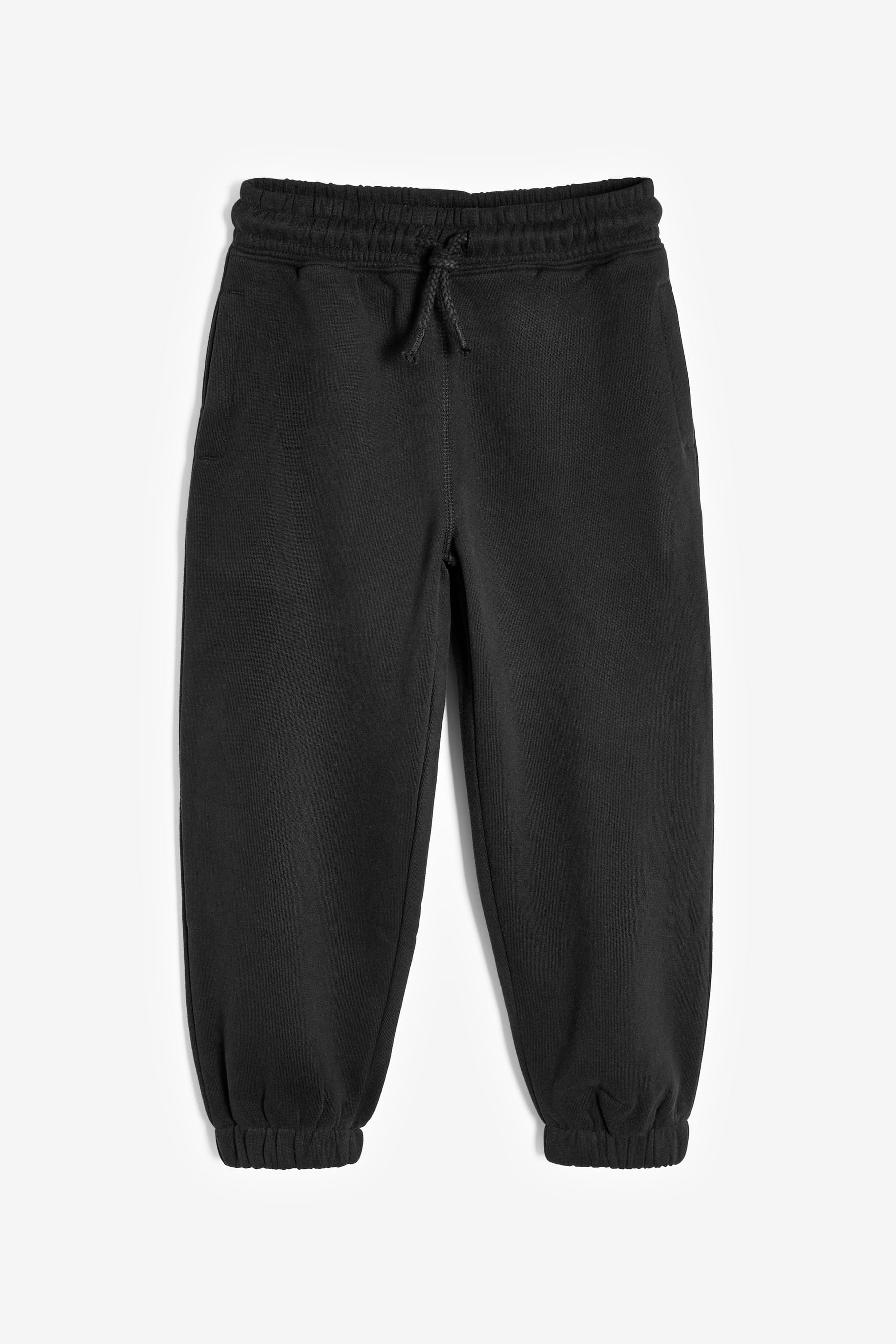 Black joggers plain deals