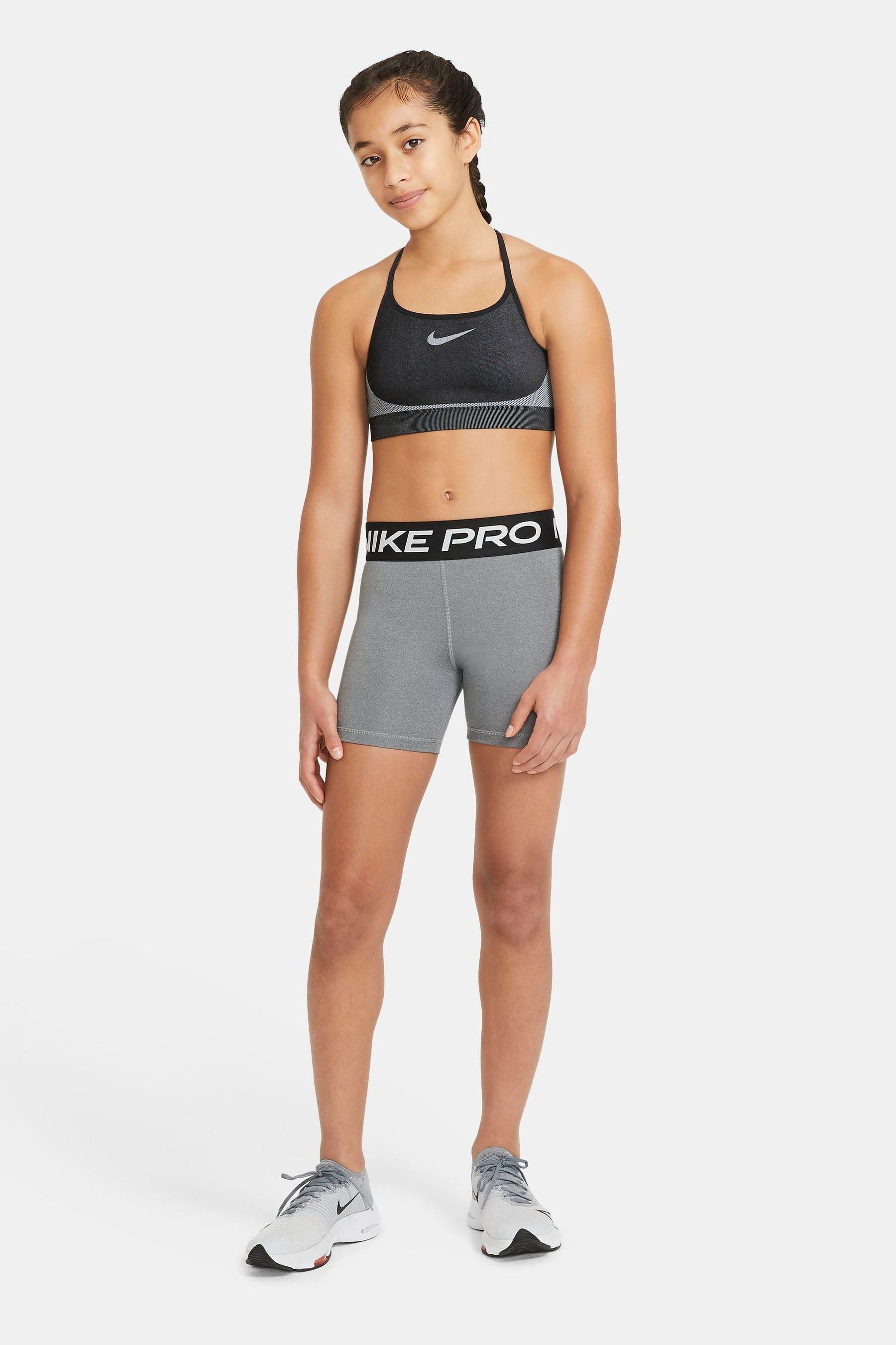 Buy Nike Grey Marl 3 Inch Dri FIT Pro Shorts from Next Poland