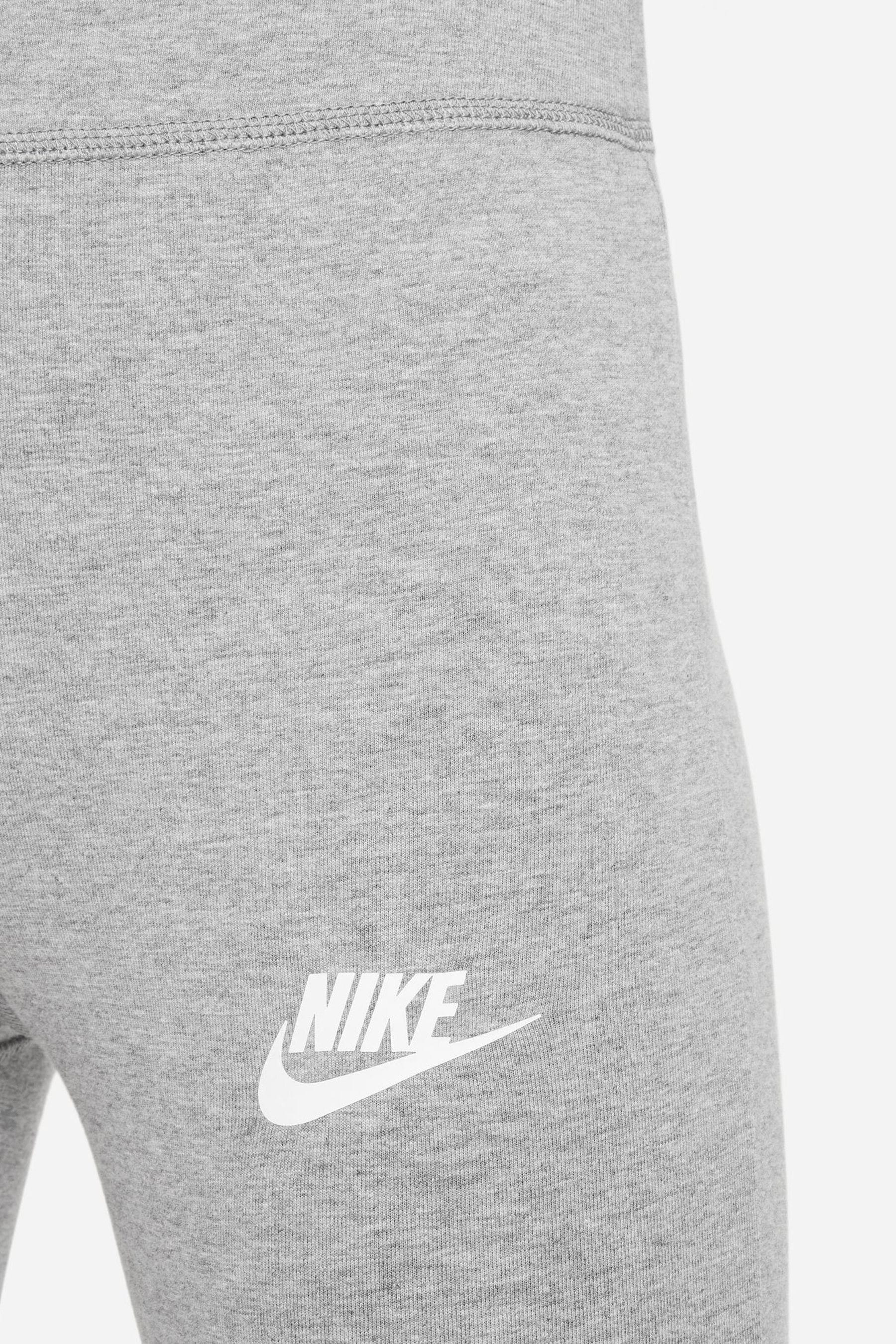Black and sales grey nike leggings