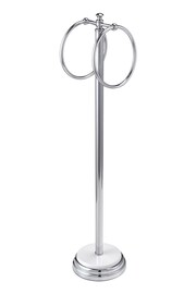 Showerdrape White Opera Freestanding Double Towel Ring - Image 4 of 4