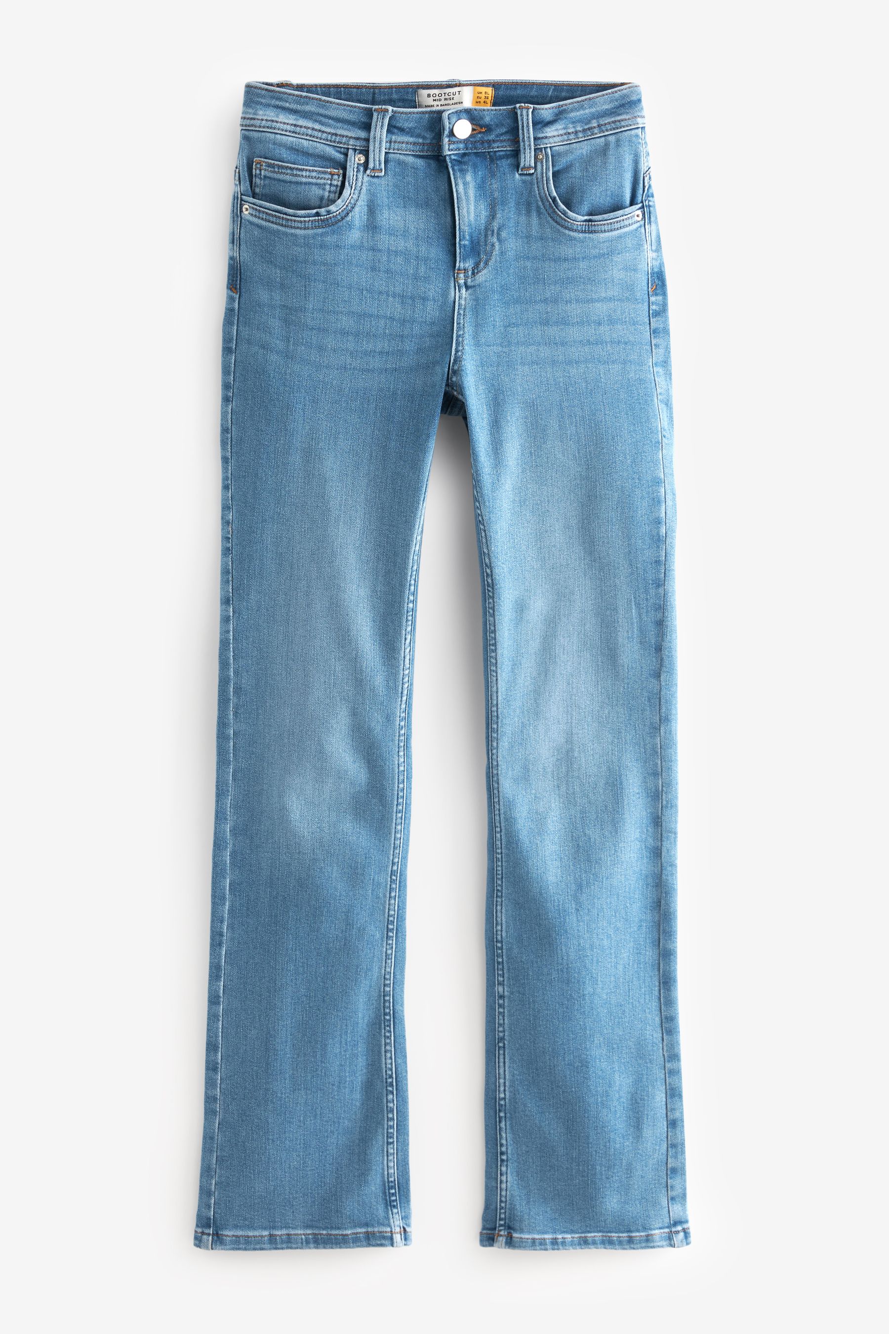 Mid Blue Wash Supersoft Bootcut Jeans