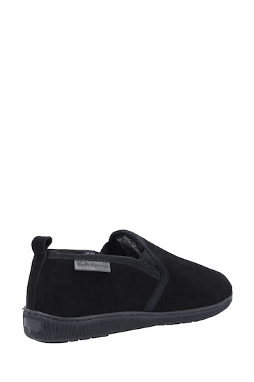 Hush Puppies Black Arnold Slippers