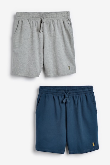 Blue/Grey Lightweight Jogger Shorts 2 Pack