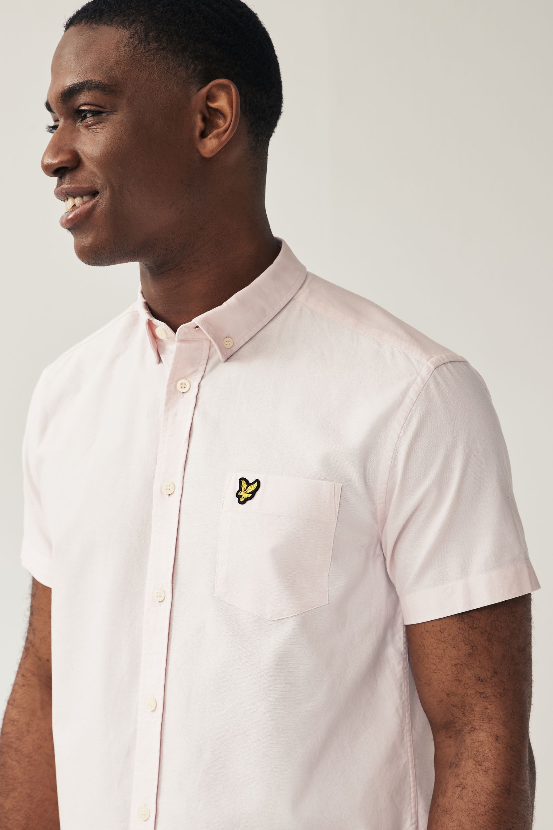 Buy Lyle Scott Short Sleeve Oxford Shirt from the Next UK online