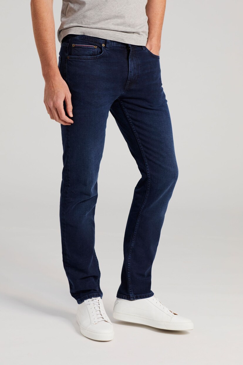 Tommy Hilfiger Blue Bleecker Slim Fit Stretch Jeans - Image 3 of 3