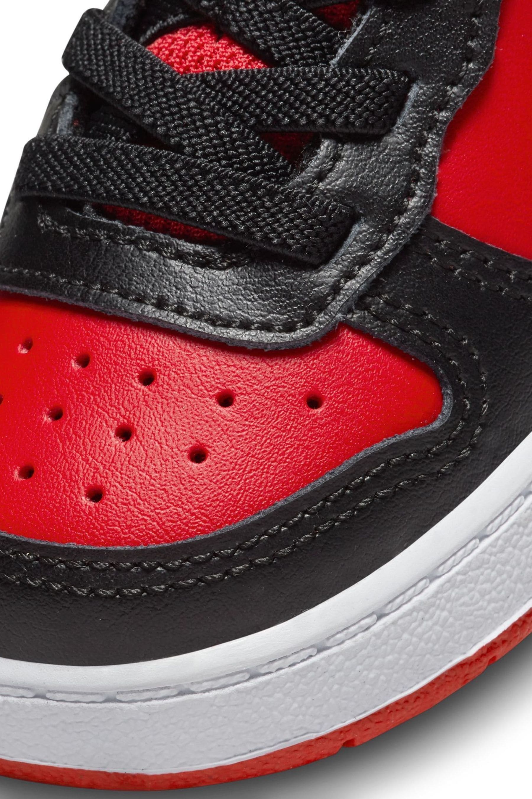 Buy Nike Red Black Toddler Court Borough Mid Trainers from the Next UK online shop