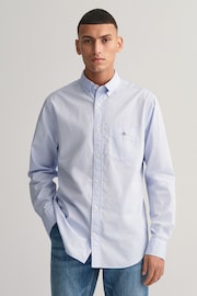 GANT Light Blue Regular Fit Poplin Shirt - Image 1 of 5