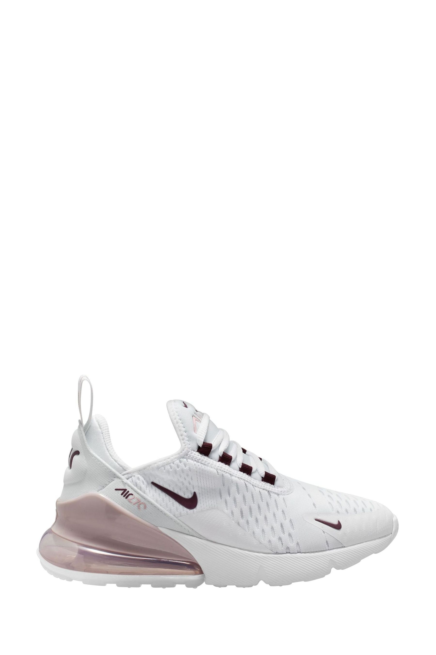 Buy Nike White Pink Youth Air Max 270 Trainers from the Next UK online shop