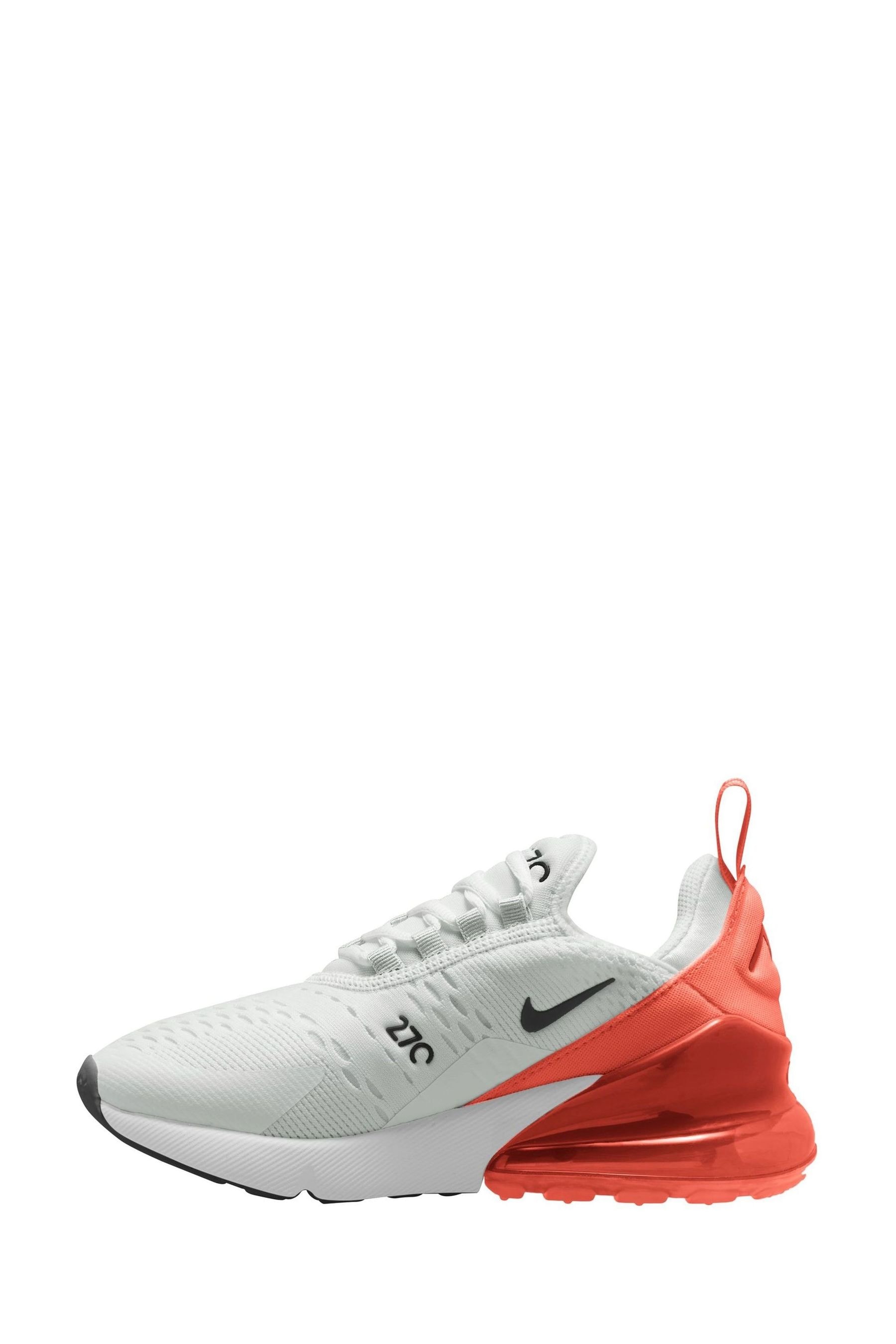 Buy Nike Orange White Youth Air Max 270 Trainers from the Next UK online shop