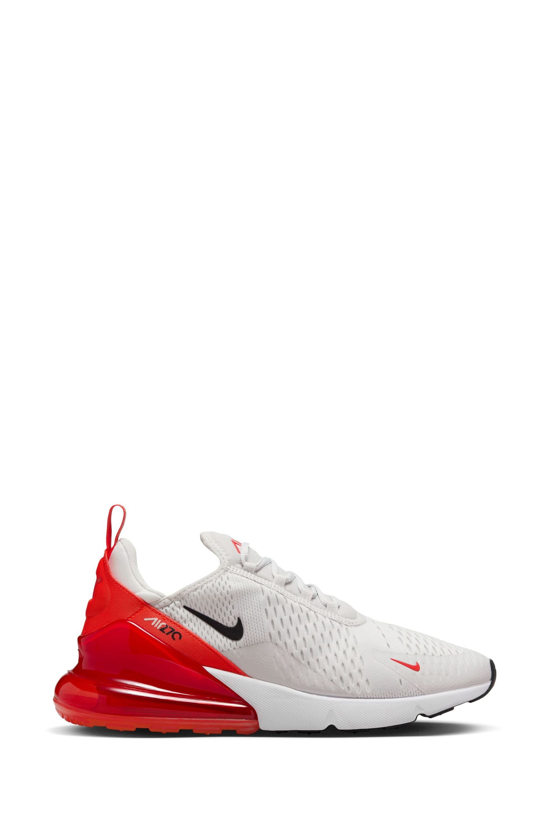 Red and white nike 270 new arrivals