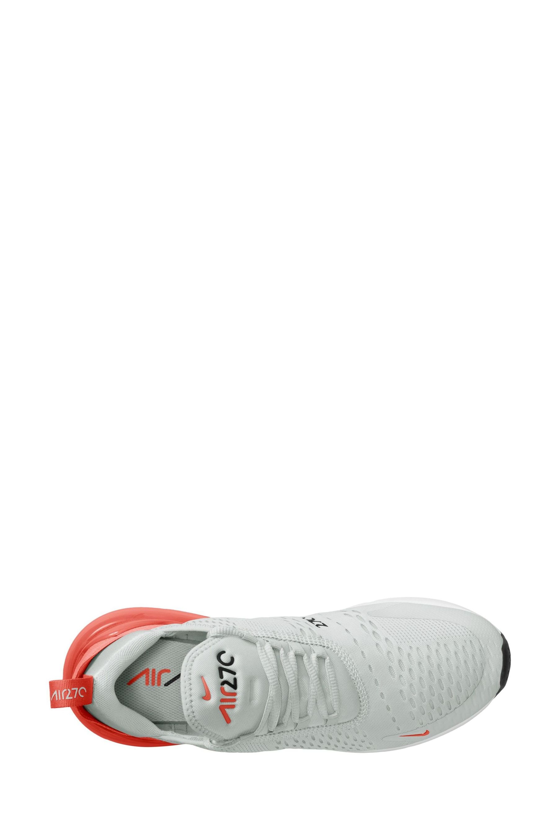 Red and white nike 27s sale