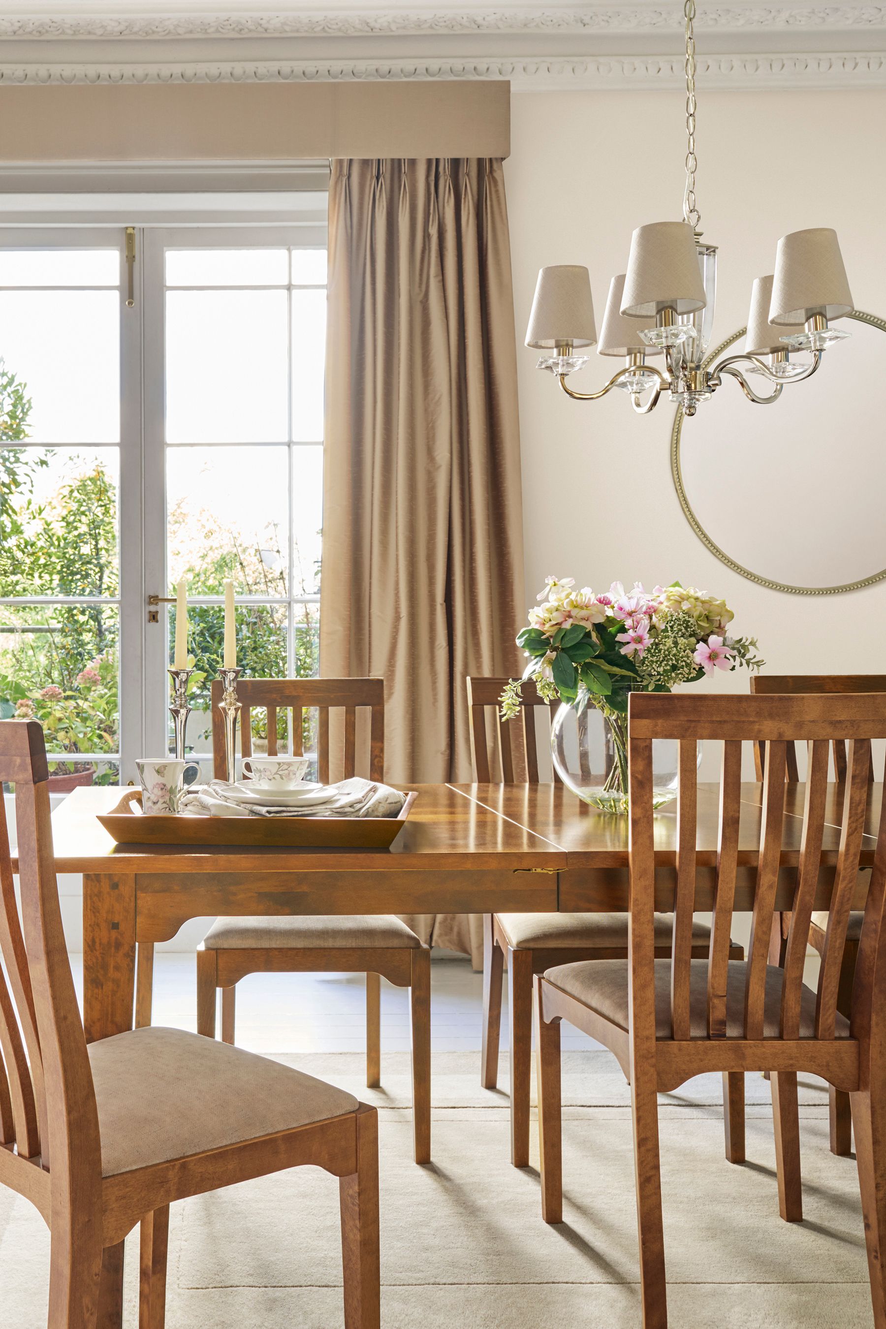 Laura Ashley Honey Gold Garrat Extending Dining Table