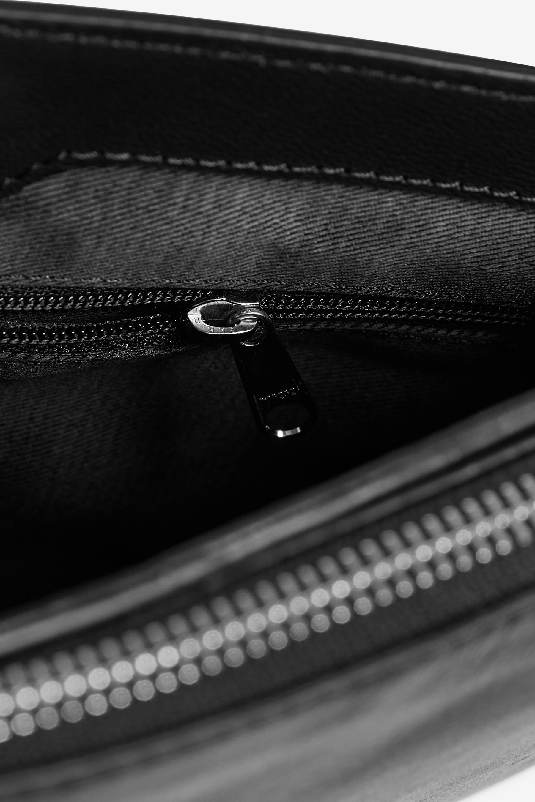 Small black side bag top