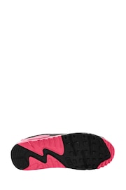 Nike Pink/Grey Air Max 90 Trainers - Image 4 of 4