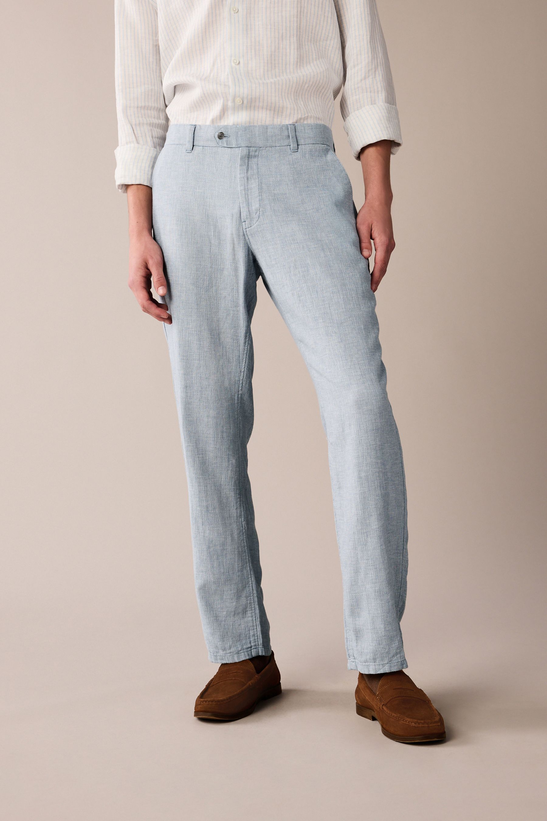 Next mens linen trousers cheap