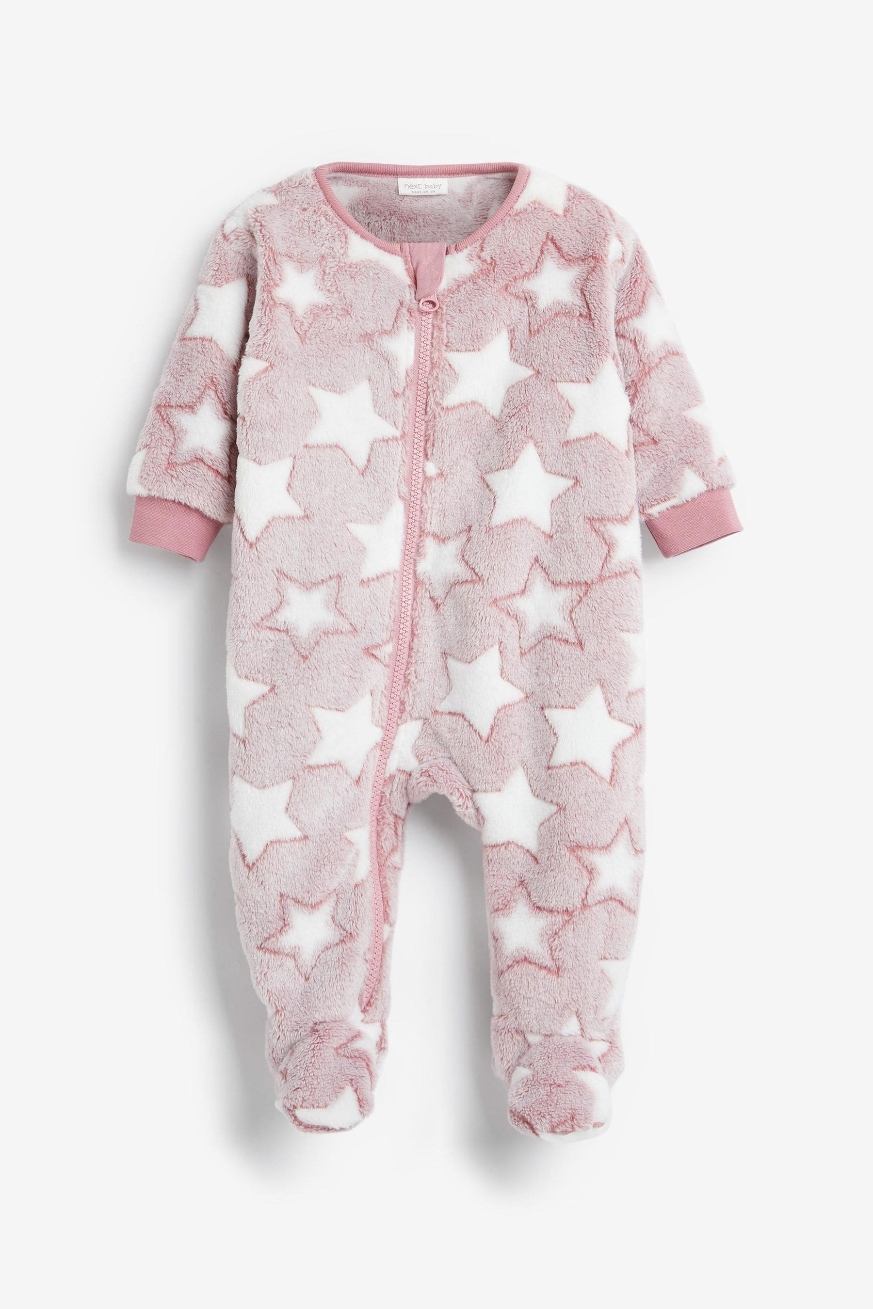 Fleece onesie baby girl hotsell