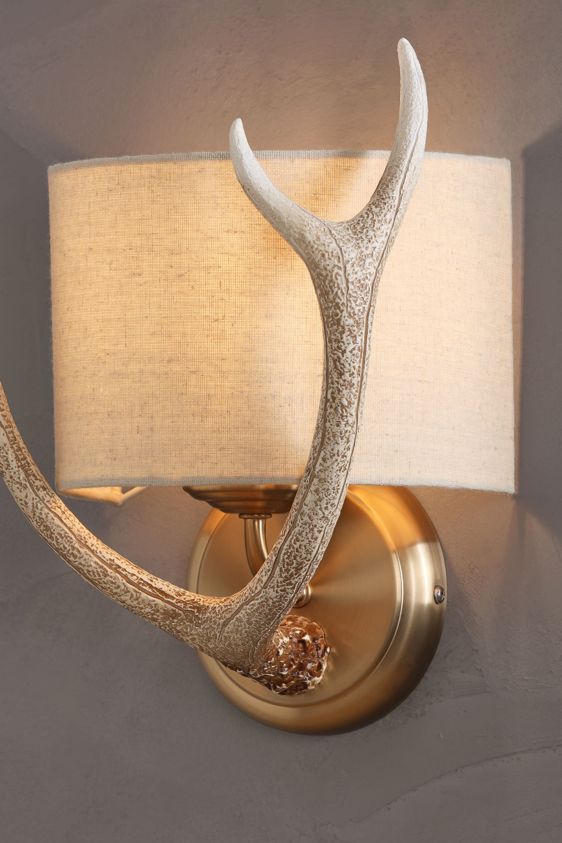 Buy Natural Antler Wall Light from the Next UK online shop