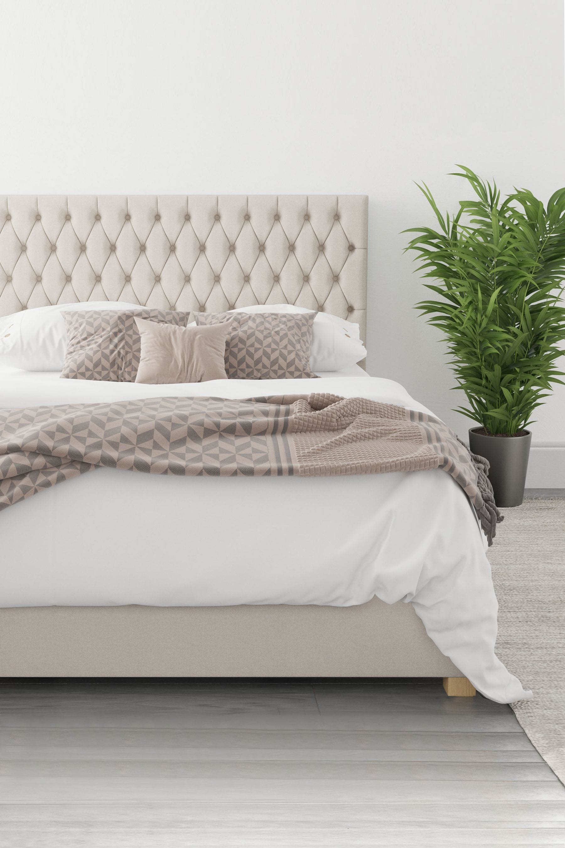 Next cheap white bed