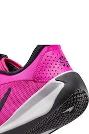 Nike Pink Youth Omni Multi-Court Trainers - Image 9 of 10