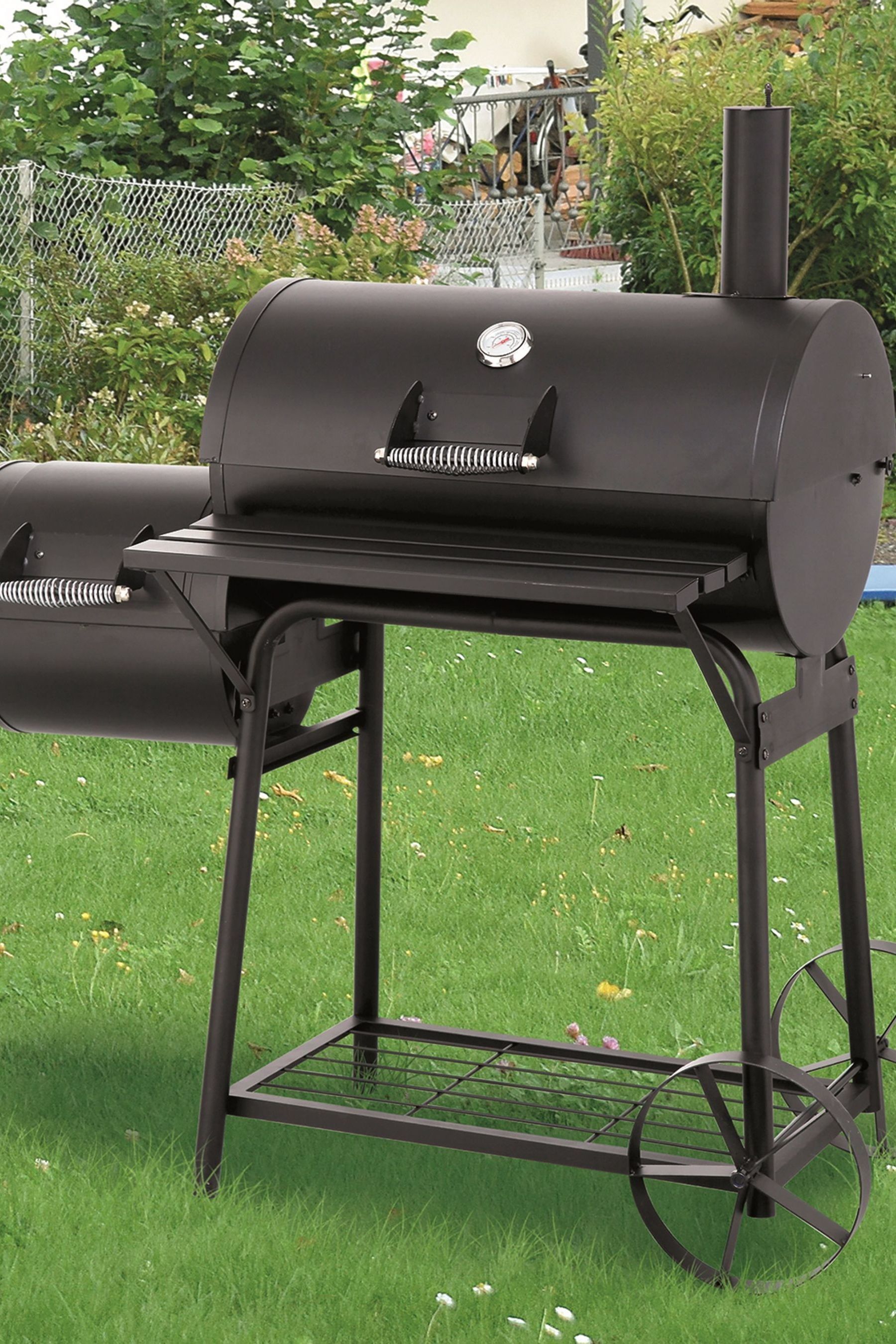 Buy Tepro Black Garden Biloxi Offset BBQ Pit Barrel Smocker from the Next UK online shop