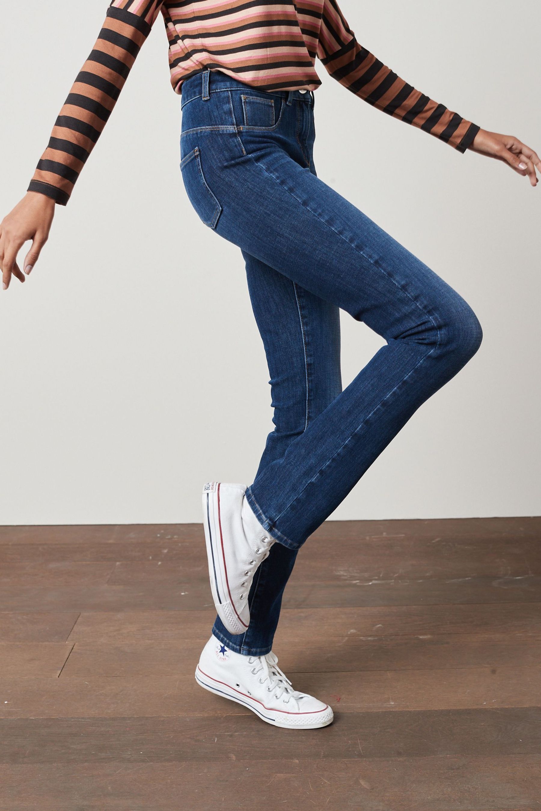 Buy Dark Blue 360 Stretch Slim Jeans from Next Luxembourg